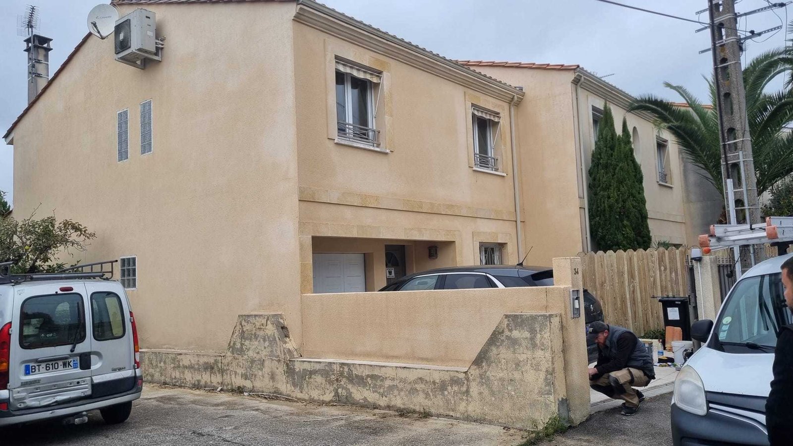 Après nettoyage de façade au Haillan