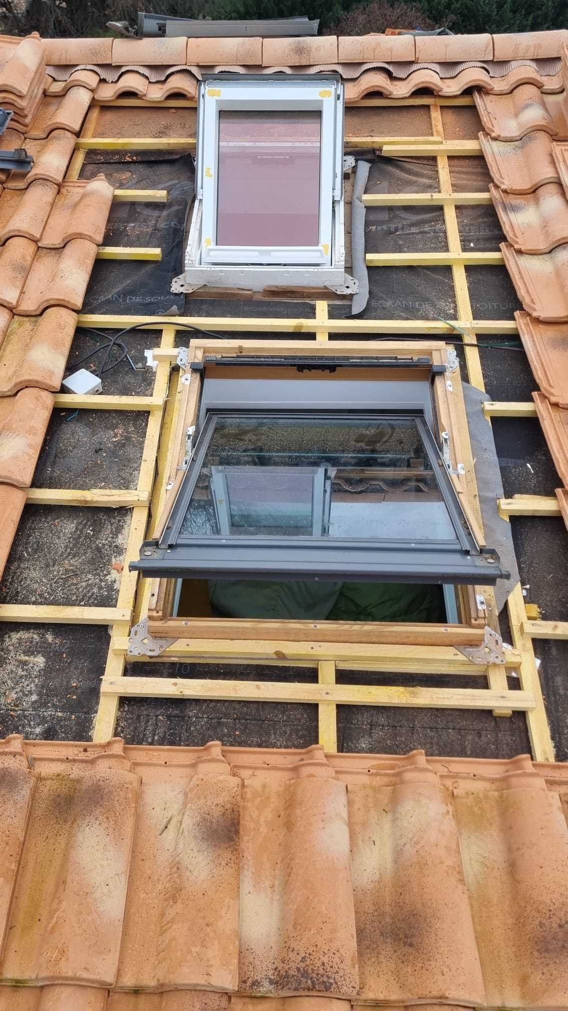 Avant rénovation couverture à Talence
