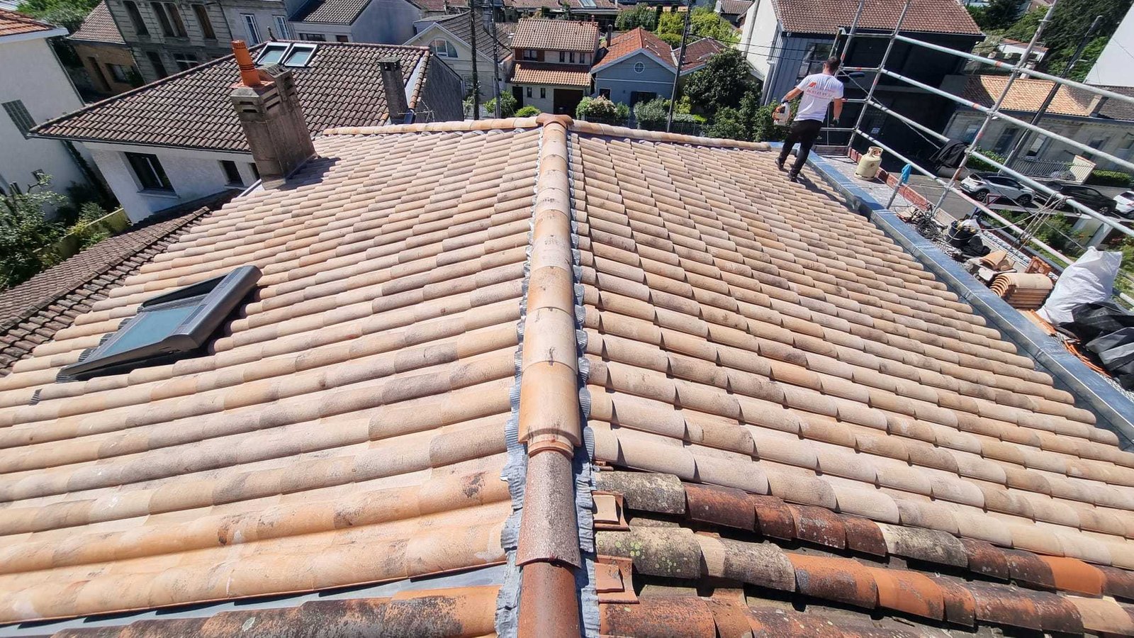 Rénovation complète de toiture à Pessac par Entreprise W.G